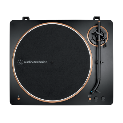 Audio Technica Fully Automatic Wireless Belt-Drive Turntable Black/Bronze - AT-LP70XBT-BZ