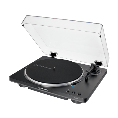 Audio Technica Fully Automatic Belt-Drive Turntable in Black/Gray - AT-LP70X-BG