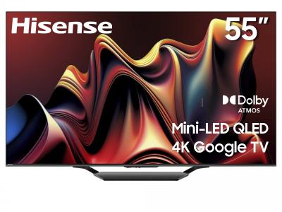 55" Hisense 55U78N 4K Mini-LED QLED Smart Google TV