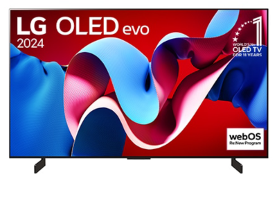 42" LG OLED42C4PUA OLED Evo C4 4K Smart TV