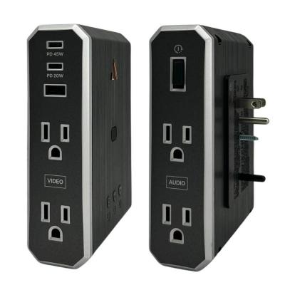 Austere Vll Series 4-Outlets Wall Charger & Surge Protector With Omniport USB - 7SPS4US1