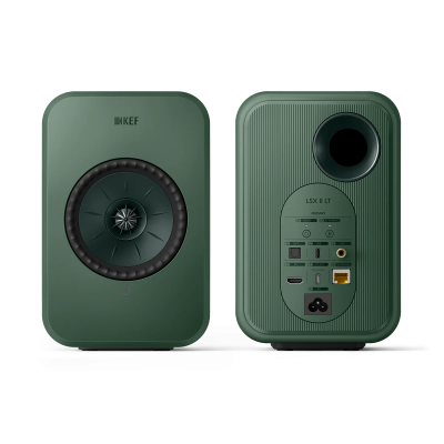 KEF LSX LT True Wireless Powered Bookshelf Speaker System - Green