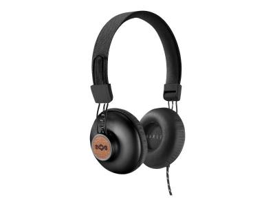 House of Marley Positive Vibration 2 On-Ear Headphones in Signature Black - EM-JH124-SB