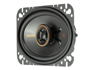 4x6" Kicker 2 Way 4-Ohm Coaxial Speakers - 51KSC4604