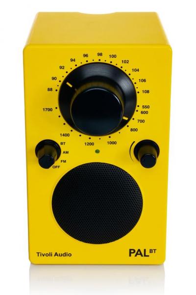 Tivoli Audio PAL BT Bluetooth AM/FM Portable Radio In Yellow - PALBTYELLOW