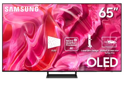 TV QLED 65 - Samsung The Frame QE65LS03AAUXXC, UHD 4K, Smart TV, HDR10+,  Tizen, Control voz, Negro